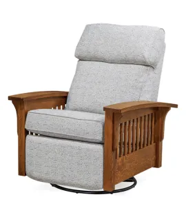 Hoosier Stockton Swivel Glider Recliner Chair