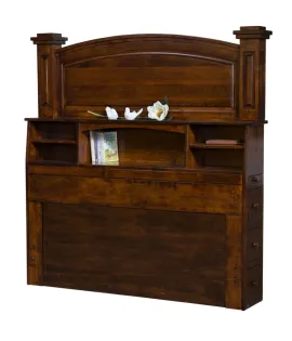 Lexington Bookcase Platform Bed, Style IT-304