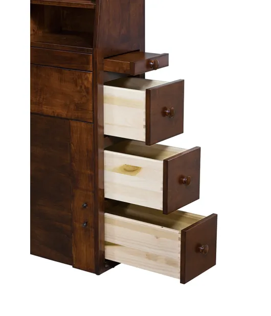 Lexington Bookcase Platform Bed, Style IT-304