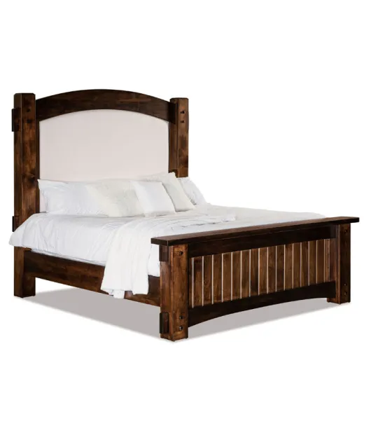 Timbra Bed with Fabric Headboard