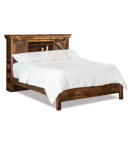 Bookcase Headboard Bed