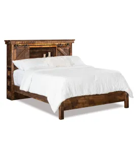 Bookcase Headboard Bed