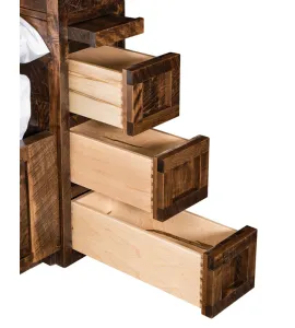 Bookcase Headboard Bed