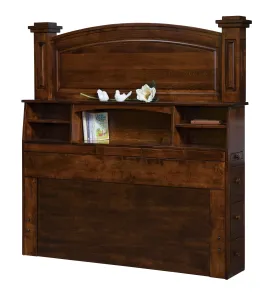 Lexington Bookcase Platform Bed, Style IT-304