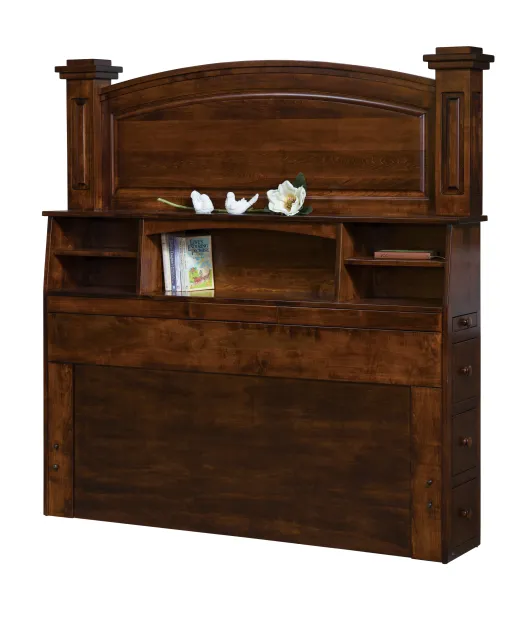 Lexington Bookcase Platform Bed, Style IT-304