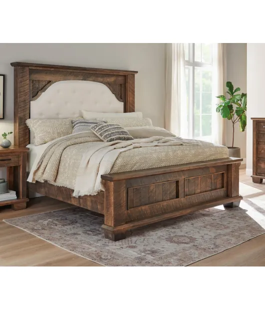 Burlington Bed with Fabric Headboard