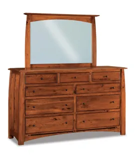 Boulder Creek 73&quot; 9 Drawer Dresser