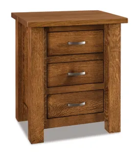 Heidi 3 Drawer Night Stand
