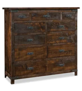 Ironwood 11 Drawer Double Chest
