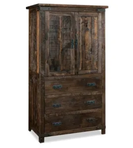 Ironwood 3 Drawer 2 Door Armoire