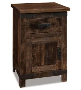 Ironwood 1 Drawer 1 Door Night Stand