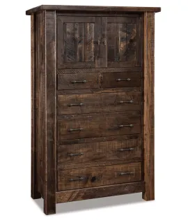 Vandella 6 Drawer 2 Door Chest Armoire
