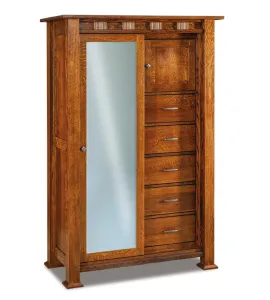 Sequoyah Chifferobe with Sliding Door
