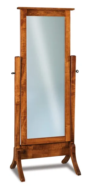 Shaker Beveled Cheval Mirror