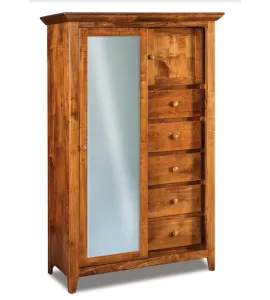 Shaker Chifferobe with Sliding Door