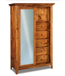 Shaker Chifferobe with Sliding Door