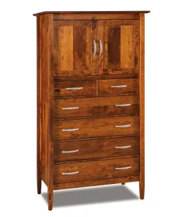 Imperial 6 Drawer 2 Door Chest Armoire