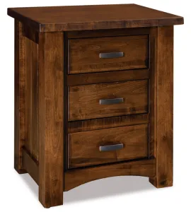 Timbra 25" 3 Drawer Night Stand