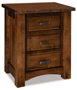 Timbra 25&quot; 3 Drawer Night Stand
