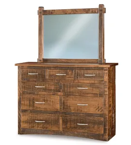 Denver 9 Drawer Dresser - 17"d