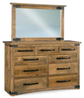 Orewood 069 - 9 Drawer Dresser
