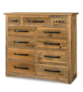 Orewood 11 Drawer Double Chest