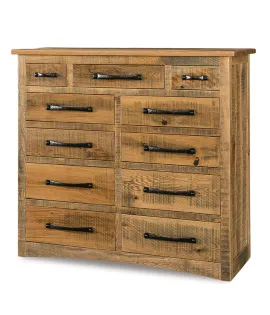Orewood 11 Drawer Double Chest