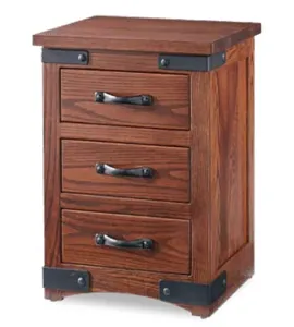 Orewood 021 - 3 Drawer Night Stand