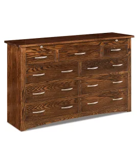 Denver 9 Drawer Dresser with Arch Drawer