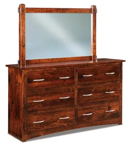 Denver 66" 6 Drawer Dresser