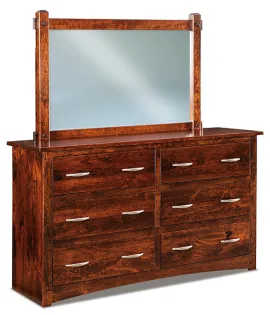 Denver 66&quot; 6 Drawer Dresser