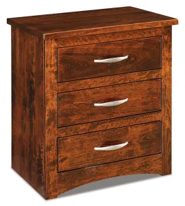 Denver 24½"w 3 Drawer Nightstand