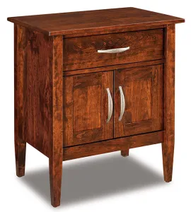 Imperial 1 Drawer 2 Door Night Stand