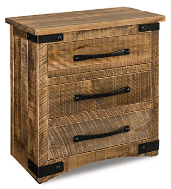 Orewood 3 Drawer Night Stand (029-3)