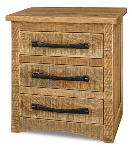 Orewood 027 - 3 Drawer Night Stand