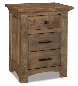 Abby 3 Drawer Nightstand - 24"