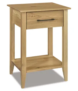 Atlantic 1 Drawer Open Nightstand