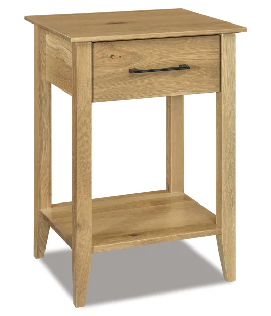 Atlantic 1 Drawer Open Nightstand