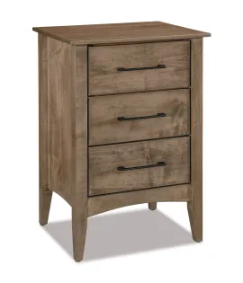 Atlantic 021 - 3 Drawer Nightstand