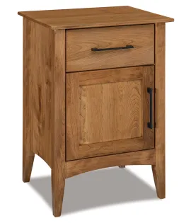 Atlantic 1 Drawer 1 Door Nightstand