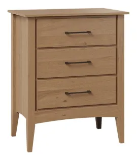 Atlantic 027 - 3 Drawer Nightstand