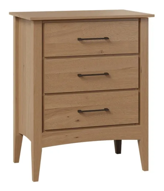 Atlantic 027 - 3 Drawer Nightstand