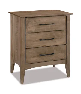 Atlantic 027 - 3 Drawer Nightstand