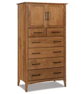 Atlantic 6 Drawer 2 Door Chest Armoire