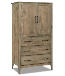 Atlantic 3 Drawer 2 Door Armoire