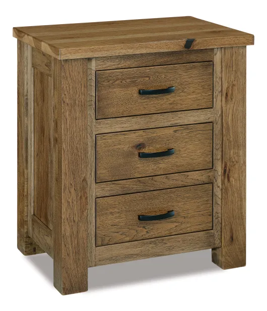 Cottage 3 Drawer Nightstand