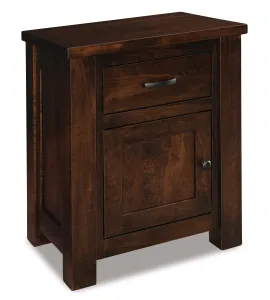 JR Cottage 1 Drawer 1 Door Nightstand