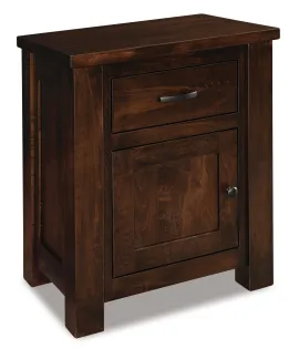 JR Cottage 1 Drawer 1 Door Nightstand