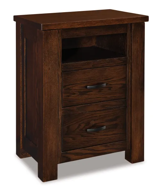 JR Cottage 2 Drawer Nightstand