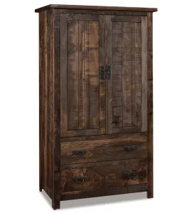 Dumont 2 Drawer 2 Door Armoire